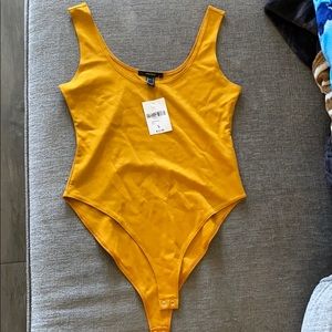 Mustard bodysuit